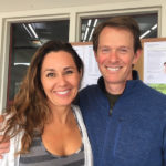 Kim Tatman of Kula Yoga with Jeff Bailey at the Avita Workshop at Kula Yoga in Minneapolis, MN