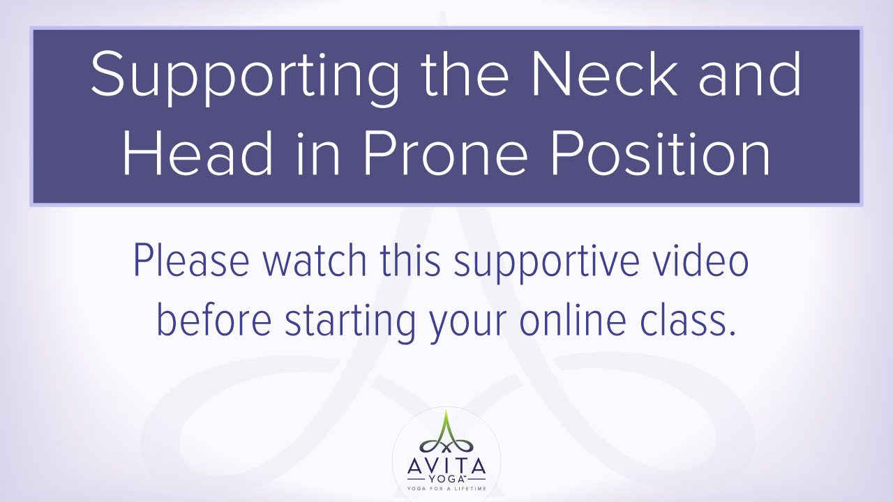 Supporting the Neck and Head in Prone Position