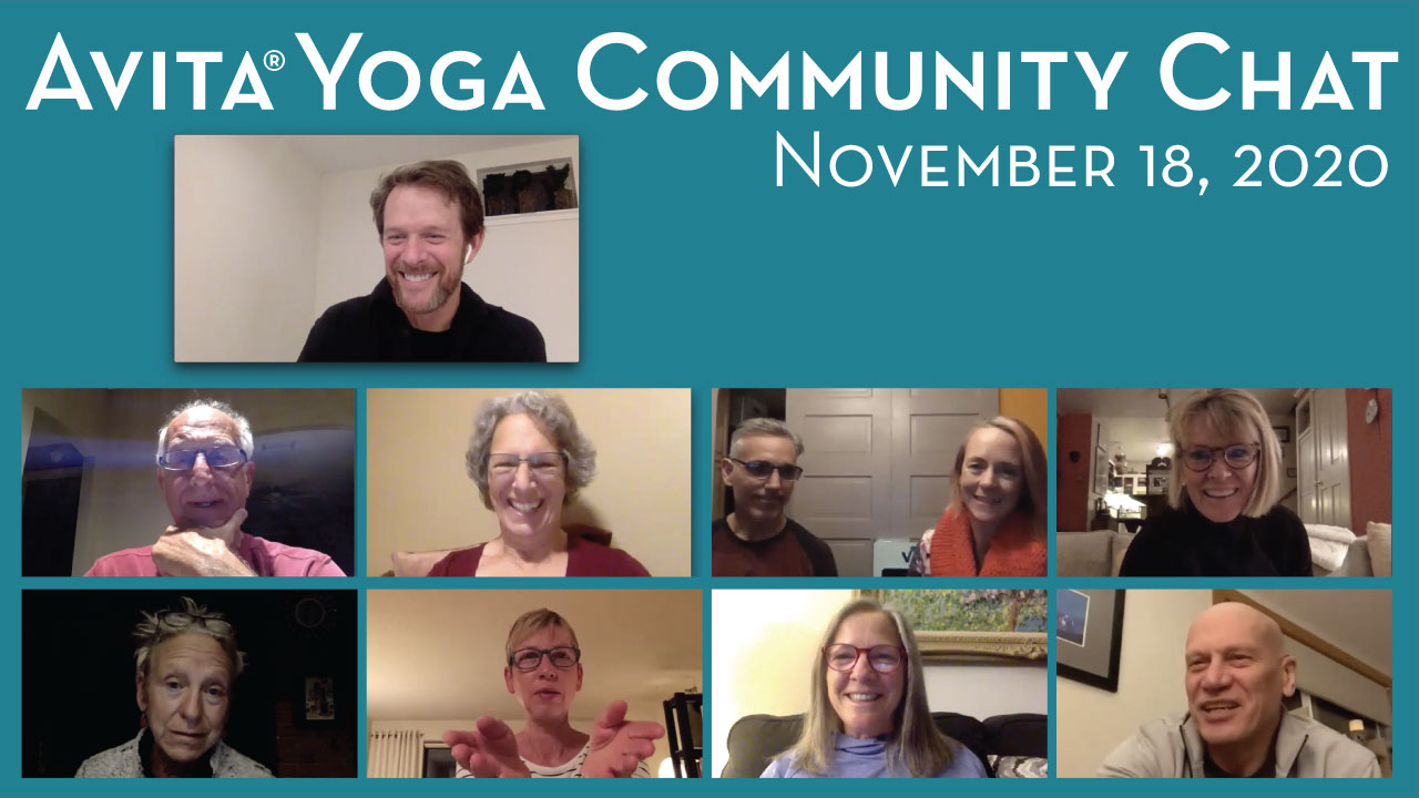 Avita® Yoga Community Chat with Jeff Bailey - November 2020
