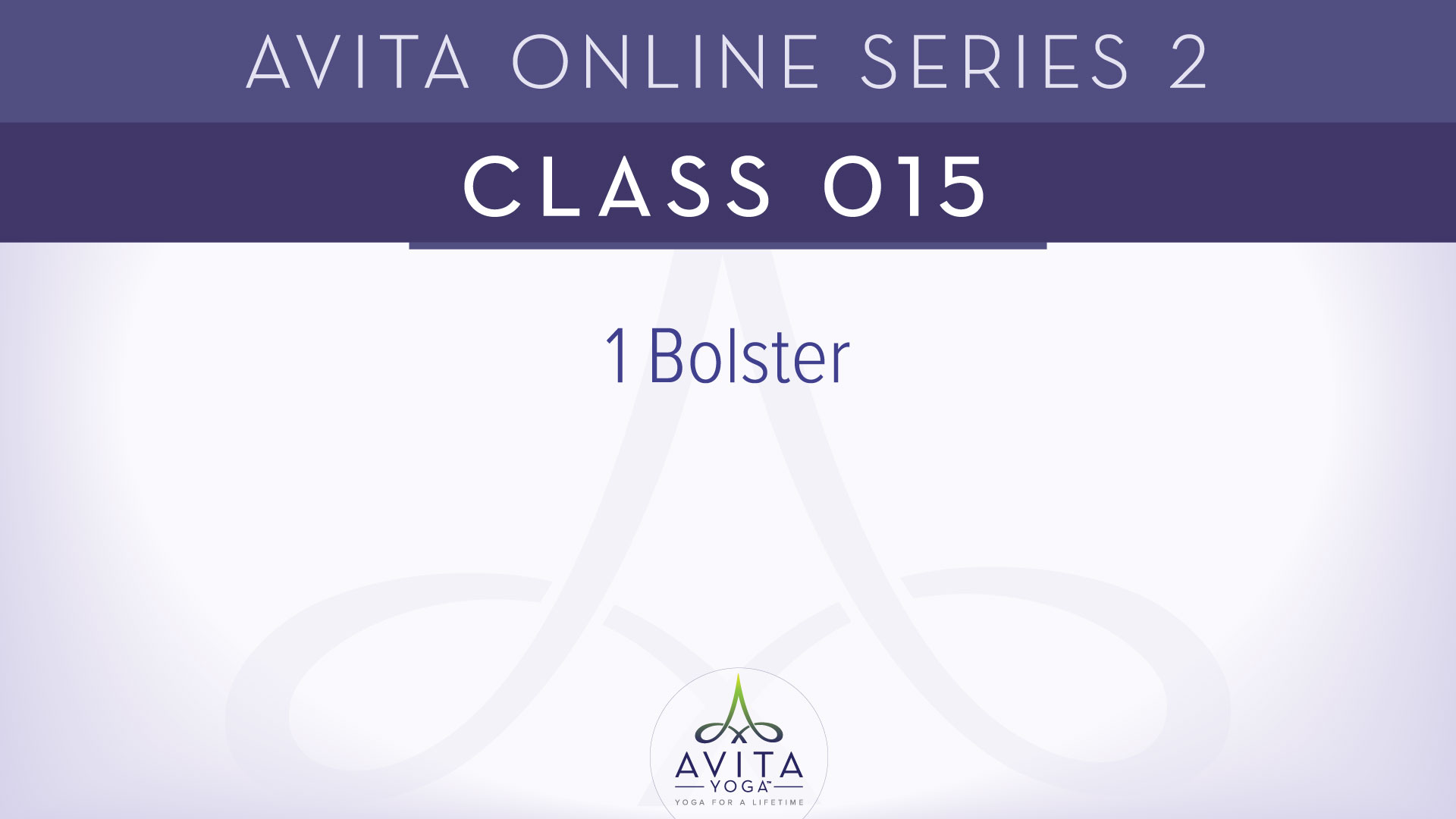 Avita® Online Series 2 - Class 015